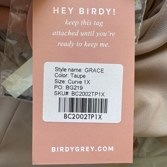 Birdy Grey Grace Convertible Bridesmaid Dress Taupe - Picture 13 of 14